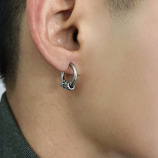 Bold Punk Hip Hop Simple Stud Earrings