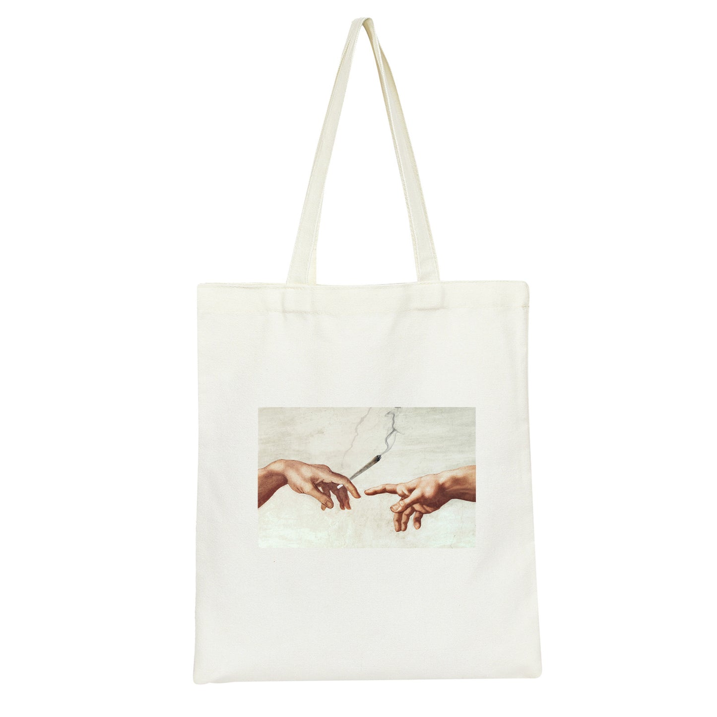 Retro Printed Oil Painting Single Shoulder Canvas Bag