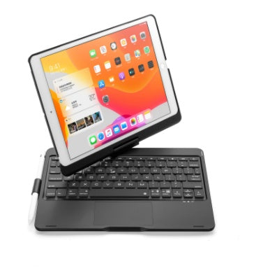 Compatible avec Apple, clavier tactile Bluetooth rotatif avec rétroéclairage
