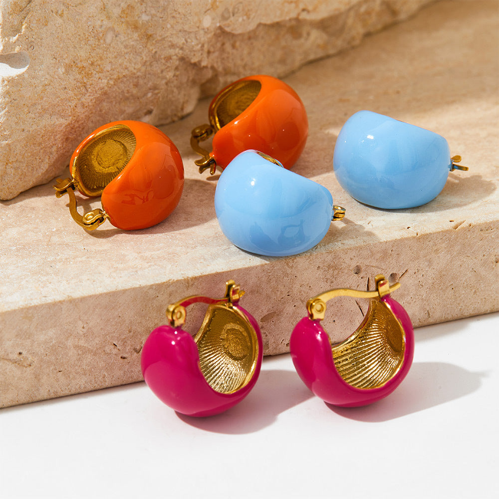 Retro Personalized French Style Design Earrings