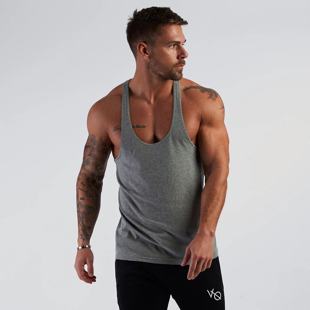 Men's Outdoor Running Leisure Sports Fitness Vest