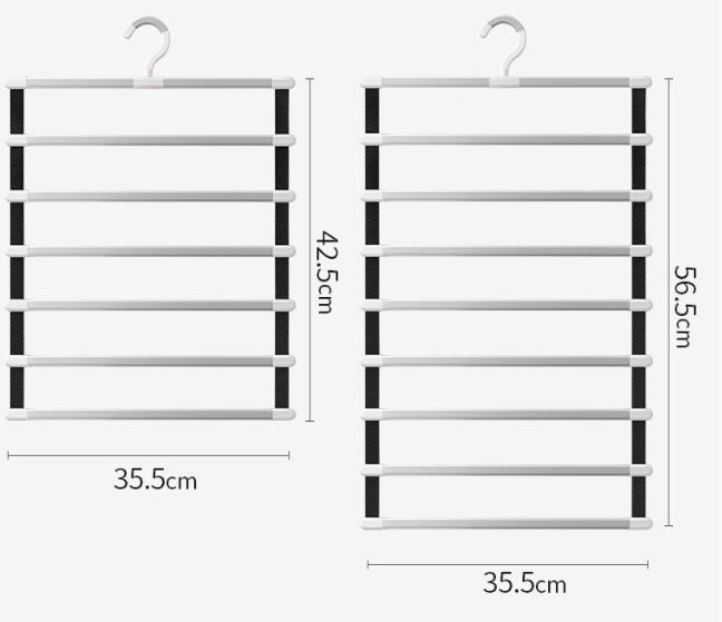Multi-layer Trouser Hanger Folding Hanging And Collecting