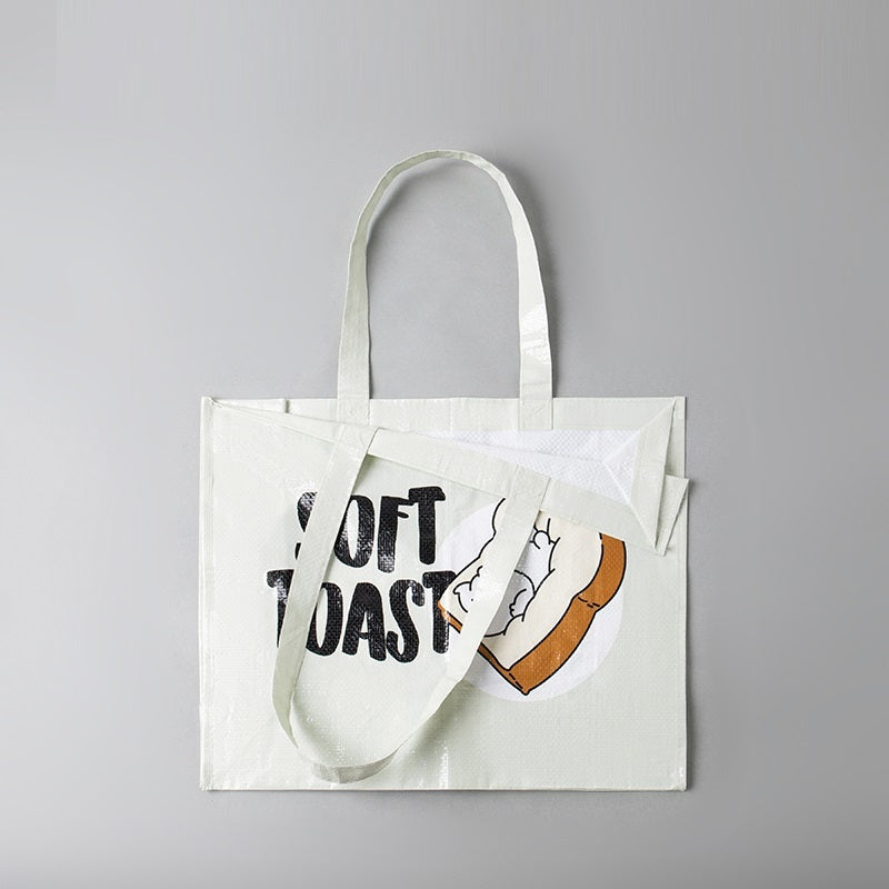 Soft Bread Waterproof Supermarket Shopping Woven Bag