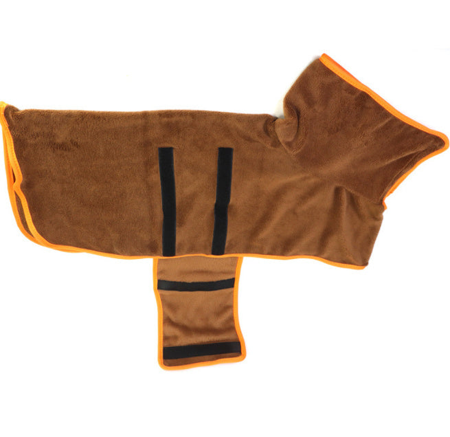 Albornoz para perros, abrigo de secado para mascotas, toalla de playa absorbente de microfibra para perros grandes, medianos y pequeños, gatos de secado rápido