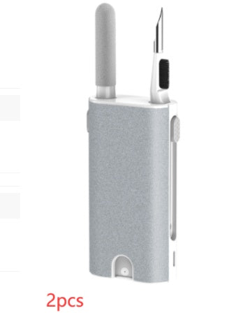 Kit limpiador de pantalla 5 en 1, herramientas de limpieza de pantalla para cámara, teléfono, tableta y portátil, cepillo de limpieza de auriculares, bolígrafo para oficina