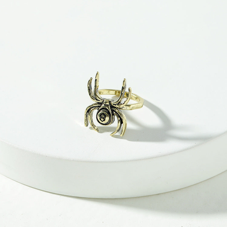 Ornament Vintage Geometric Spider Ring