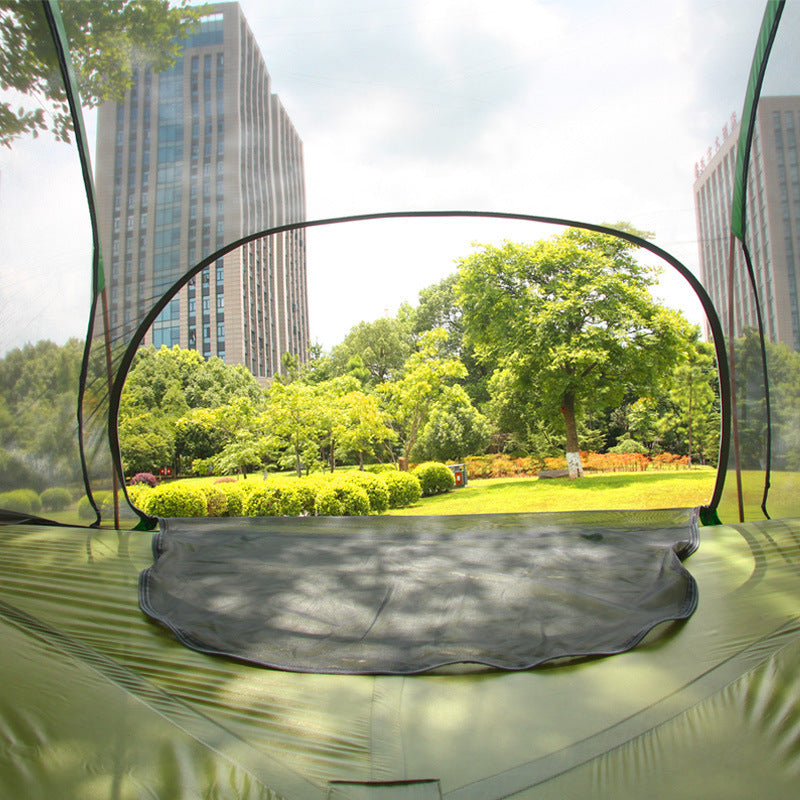 Hamaca para acampar con autoconducción, mosquitera, tienda suspendida, poste de aluminio, tienda colgante ultraligera impermeable para árbol
