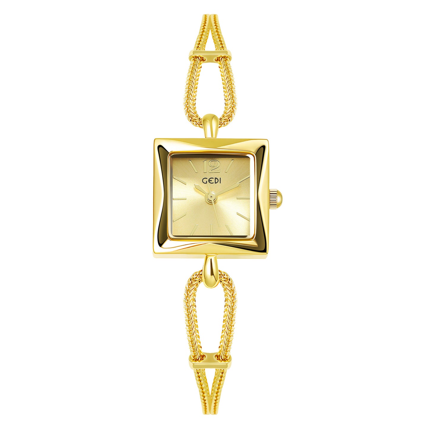 Montre-Bracelet en alliage, petite plaque carrée Simple de haute qualité, Style Antique