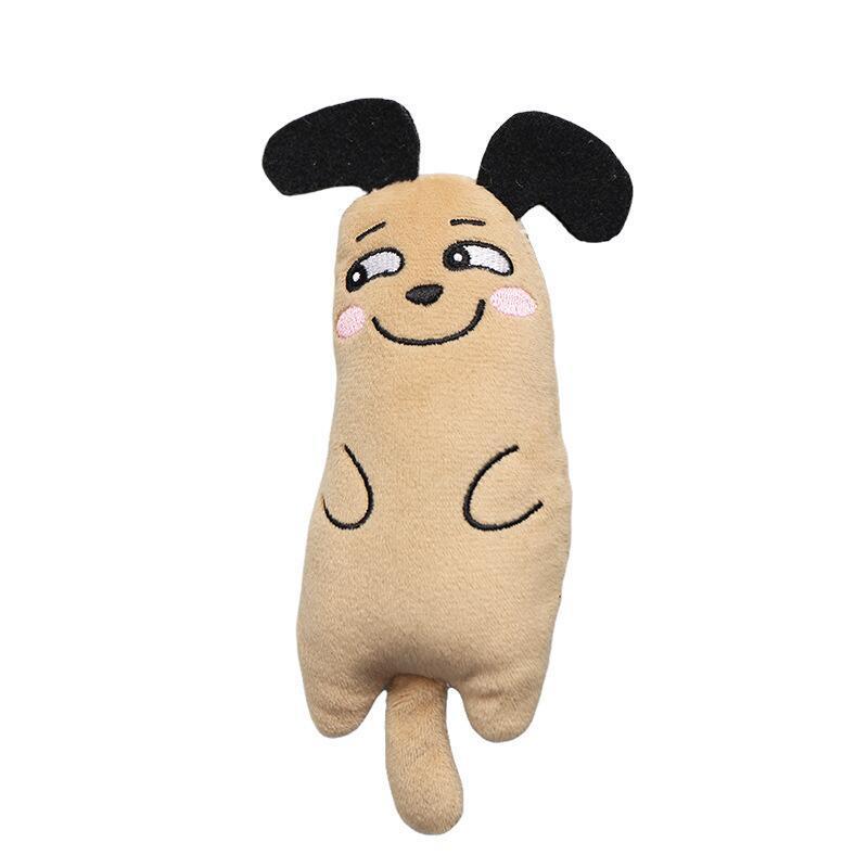 Jouets à la menthe brodés en peluche pour animaux de compagnie de chat