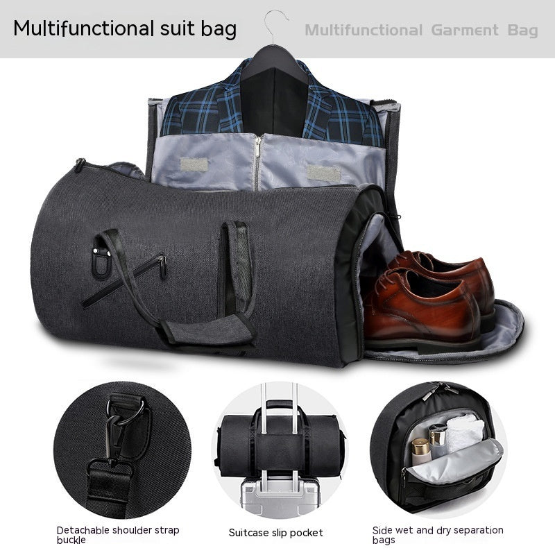 Sac de voyage de costume pliable de grande capacité pour hommes Portable