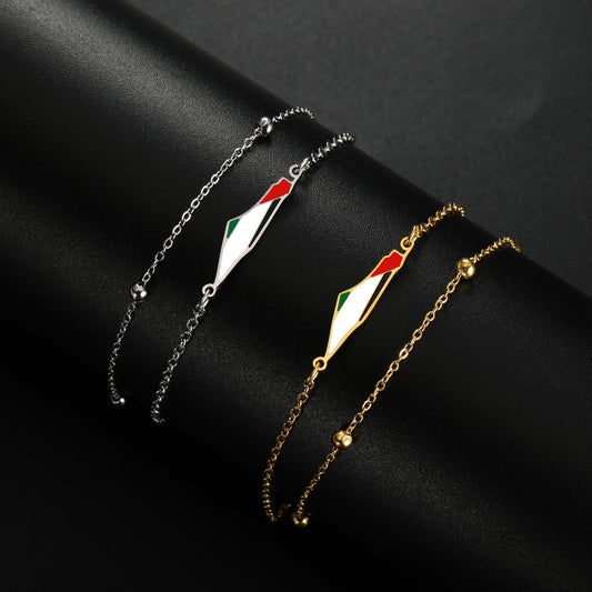 Double Layer Bead Necklace Ladies Bracelet