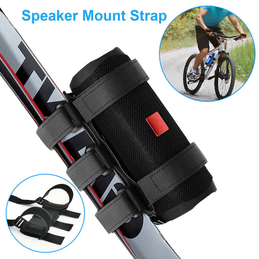 Support de haut-parleur Bluetooth pour vélo, sangle réglable, accessoires pour voiturette de Golf, vélo