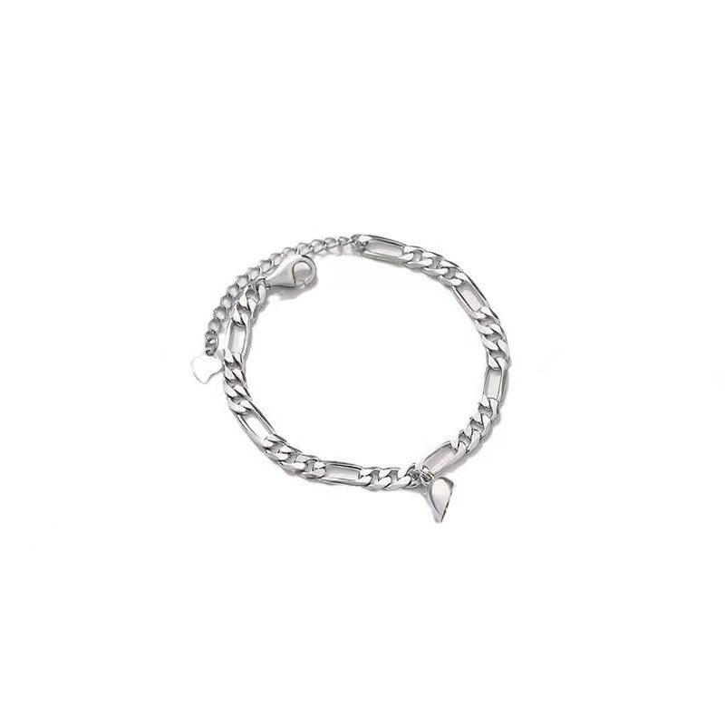 Paire de bracelets de couple magnétiques d'amour de haute qualité de niche