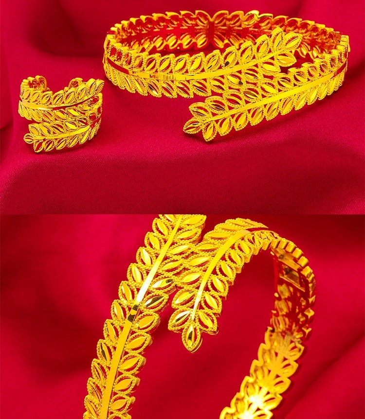 Peacock Ladies' Wheat Women's Ring Bangle Bracelet