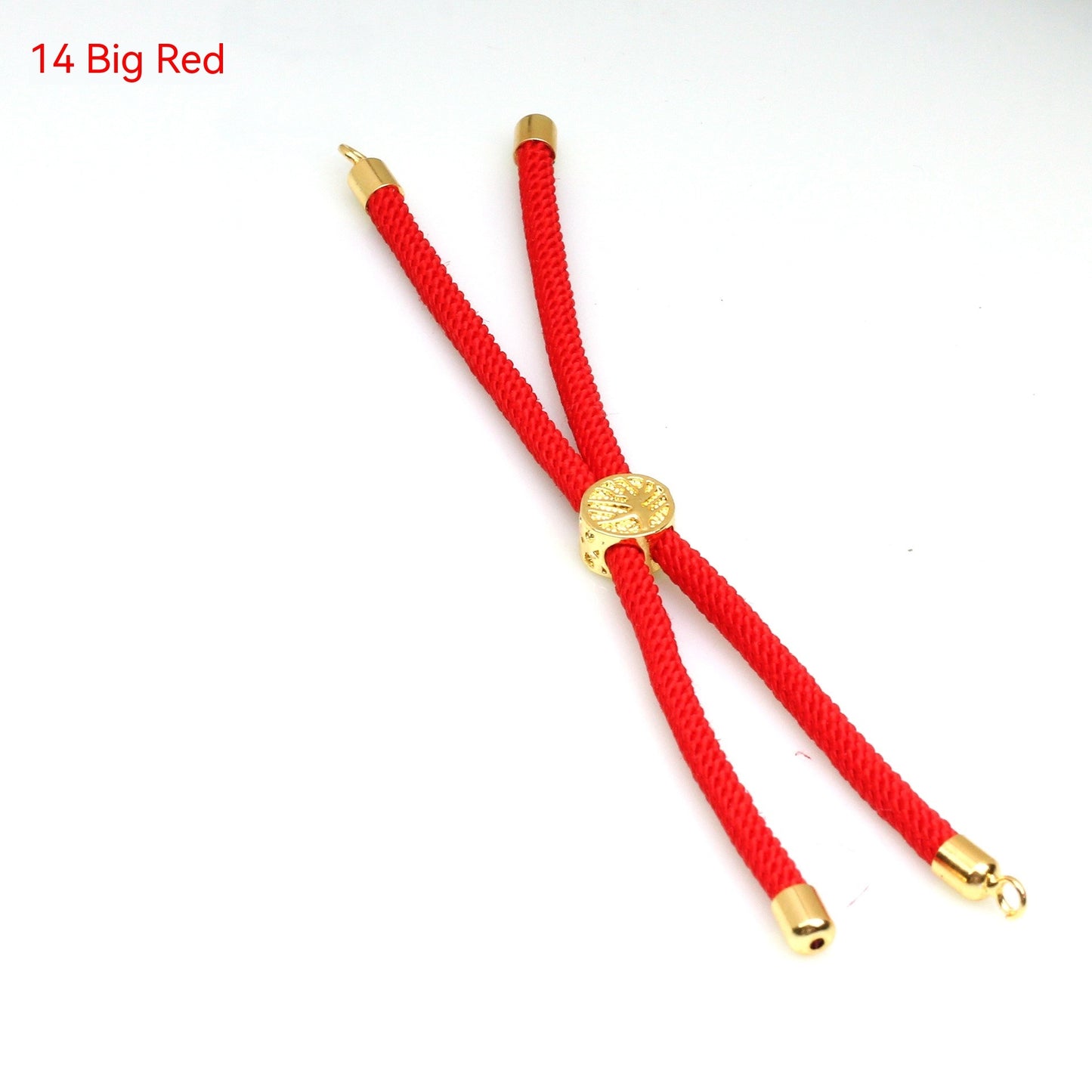18K Bag Gold Buckle Color Retention 3MM Milan Bracelet Bracelet Adjustable Push-pull Semi-finished Product Accessories