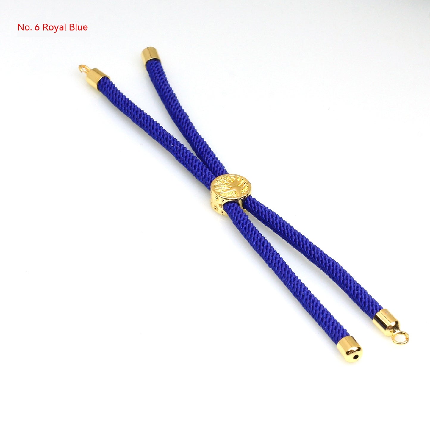 18K Bag Gold Buckle Color Retention 3MM Milan Bracelet Bracelet Adjustable Push-pull Semi-finished Product Accessories