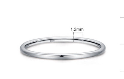 Anillo de pulsera simple personalizado minimalista para mujer