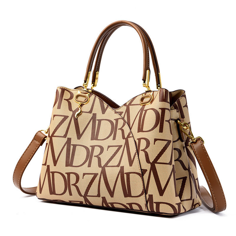 Bandolera de hombro Retro para mujer, bolso grande portátil para ir al trabajo