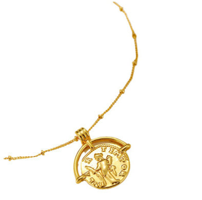 Necklace With French Court Retro And Medieval Style Design