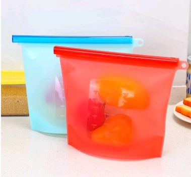Sac de conservation en Silicone, sac scellé sous vide, sac de conservation des aliments, sac de conservation des aliments et des fruits au réfrigérateur