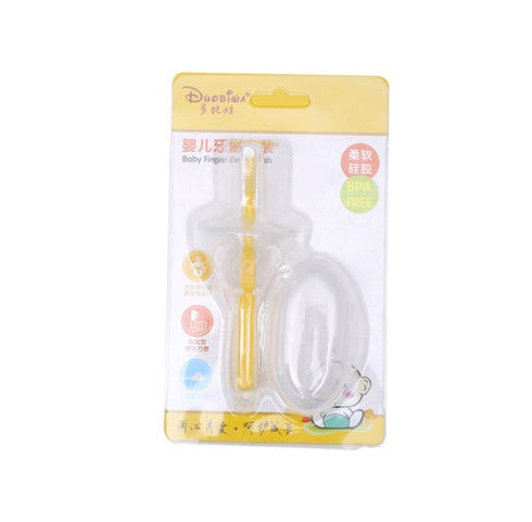 Brosse à dents en Silicone pour bébé, anneau de dentition pour enfants, outil d'entraînement, masseur transparent