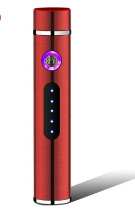 Briquets électriques en métal, coupe-vent, double plasma, rechargeable, USB