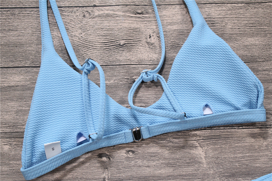 Bikinis sexys para mujer, traje de baño sólido, traje de baño, conjunto de Bikini, traje de baño, ropa de playa