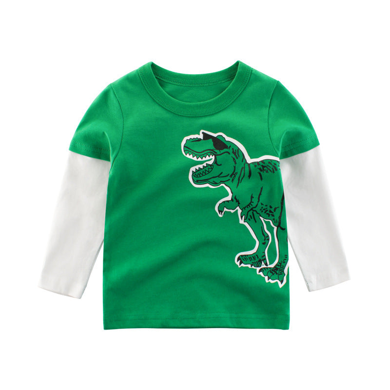 Dos camisetas infantiles de manga larga falsas