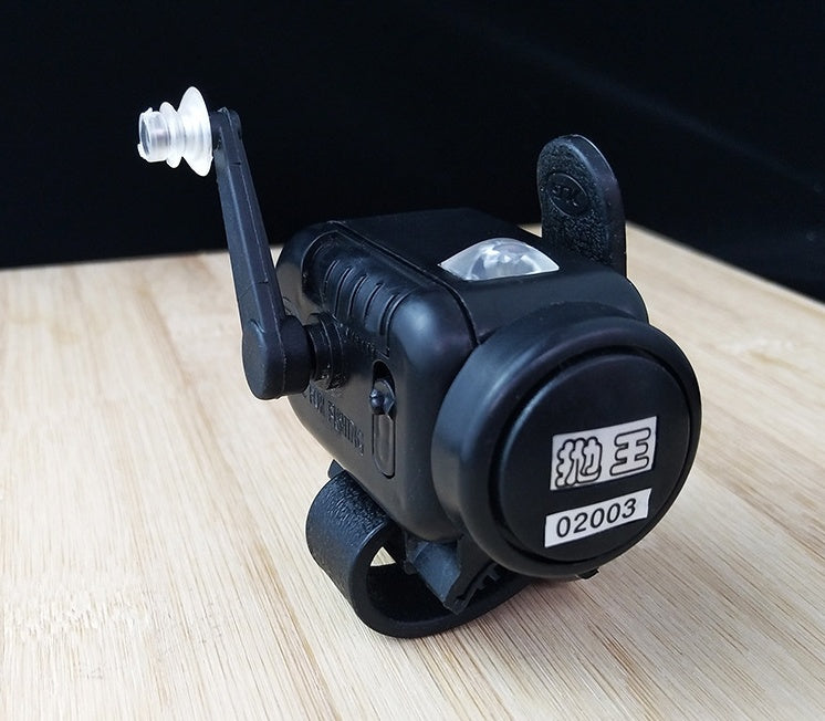 Alarma de pesca con caña de mar