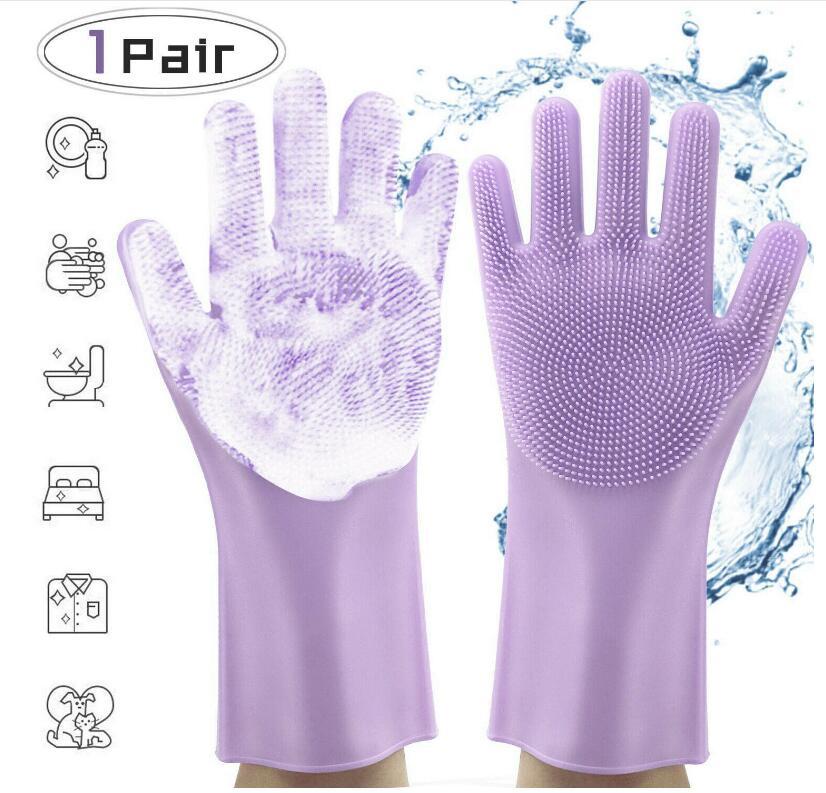 Gants de nettoyage en silicone résistants à la chaleur