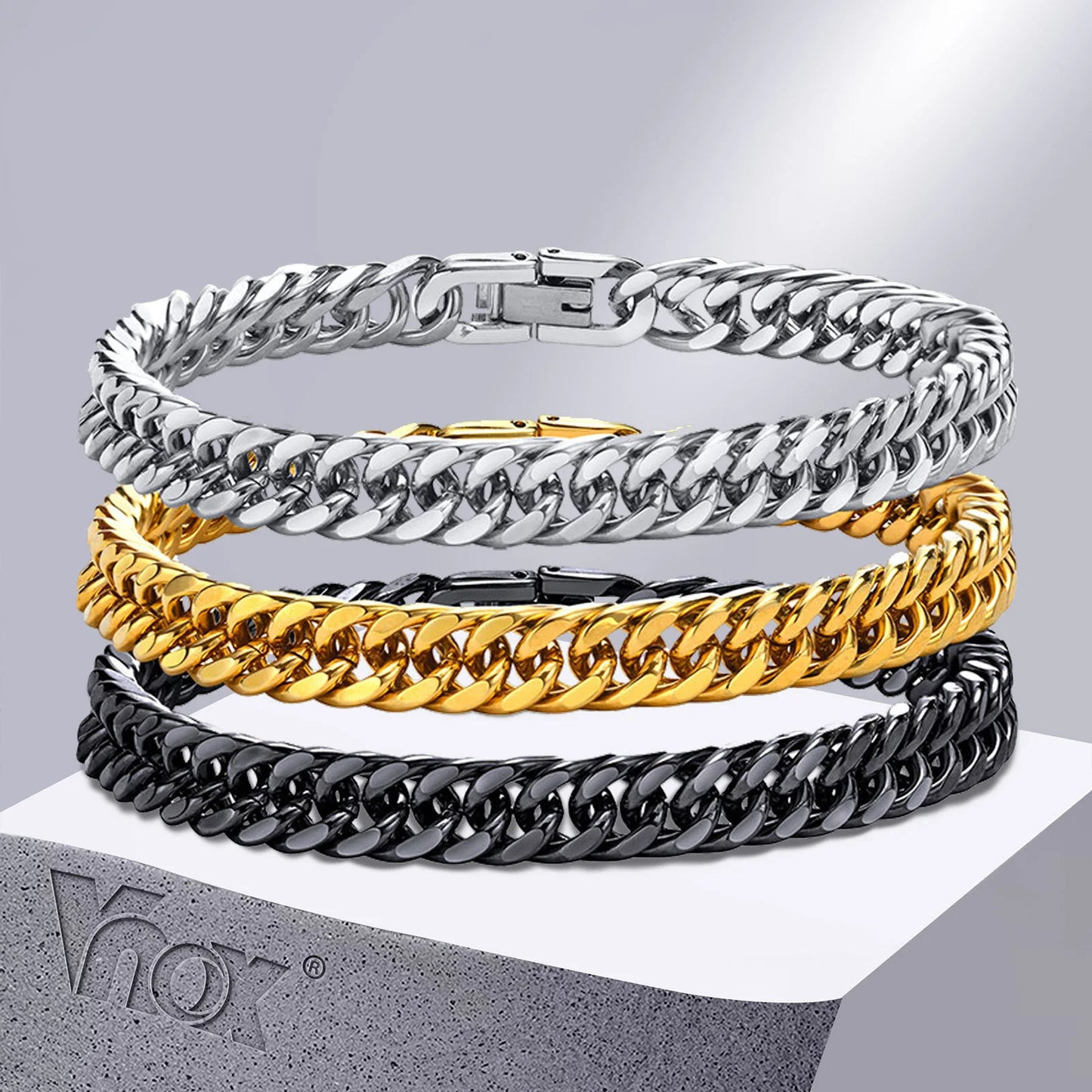 Personalized Punk Titanium Steel Bracelet