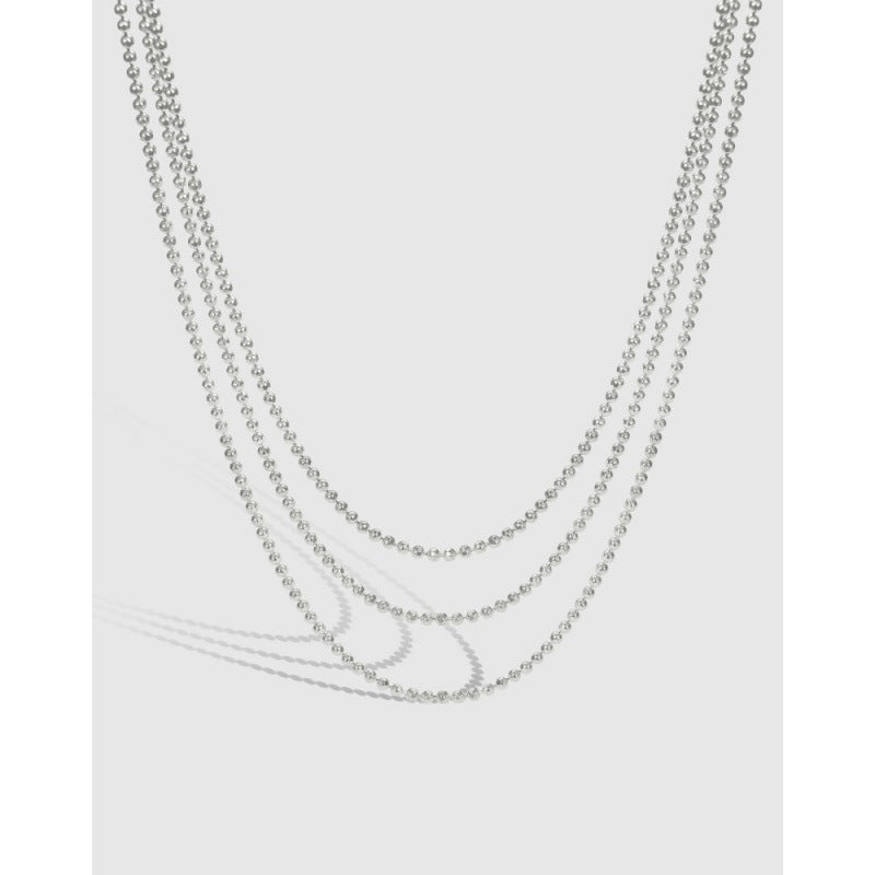 925 Sterling Silver Necklace For Women Choker Fashion Special-interest Design Sense Ornament