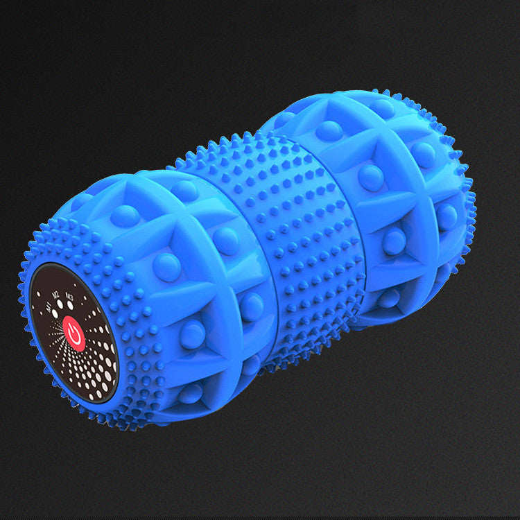 Rouleau électrique en mousse pour tissus profonds, boule de Massage vibrante pour récupération sportive