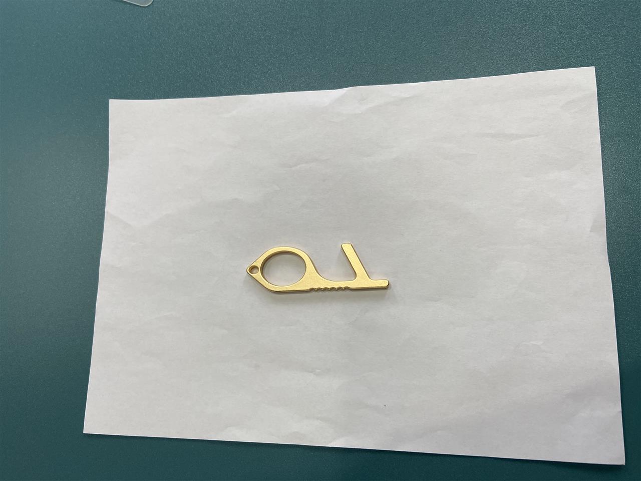 Ouvre-porte EDC ouvre-porte antibactérien avec LOGO