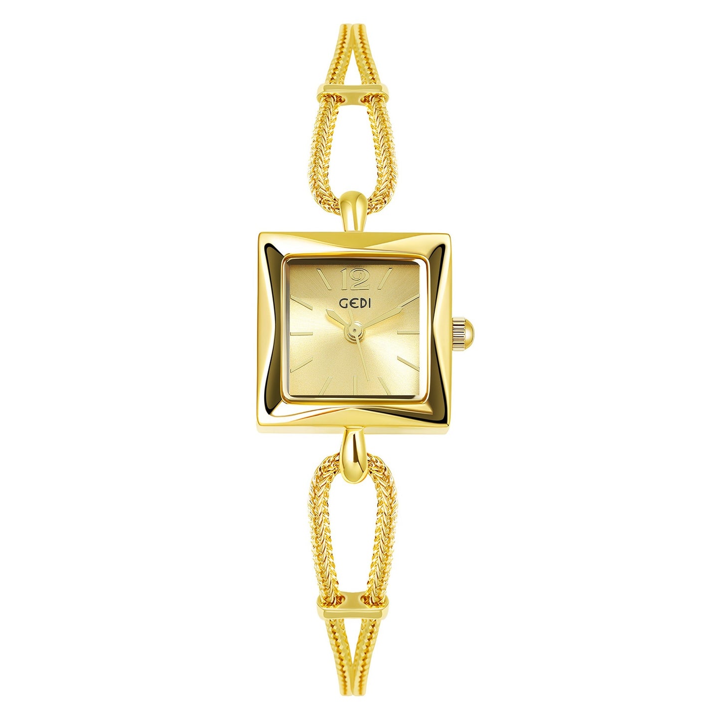 Montre-Bracelet en alliage, petite plaque carrée Simple de haute qualité, Style Antique