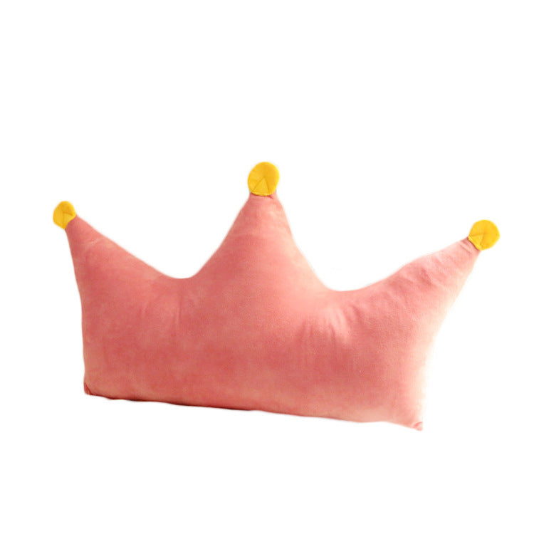 Coussin de chevet de princesse couronne de Style coréen INS rose