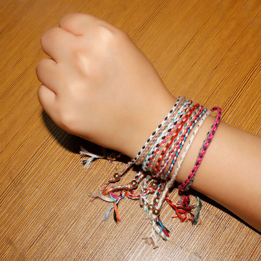 Golden Balls Bracelet Women's Fashion Hand-woven