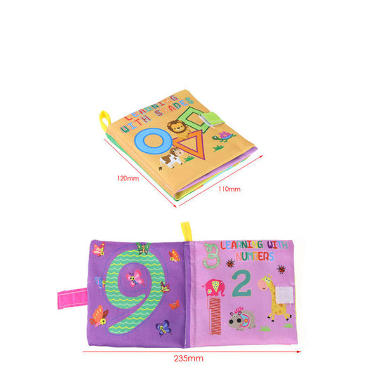 Juguetes para bebés de 4 estilos, libros de tela suave con sonido de crujido, cochecito educativo infantil, sonajero, juguete para cuna de recién nacido, cama, juguetes para bebés de 0 a 36 meses