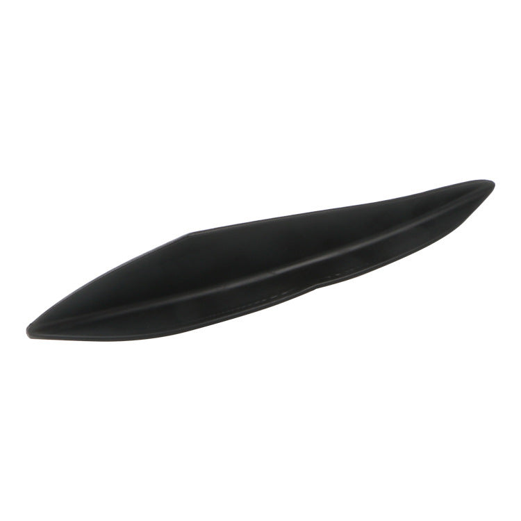 Carbon fiber modified front bumper spoiler