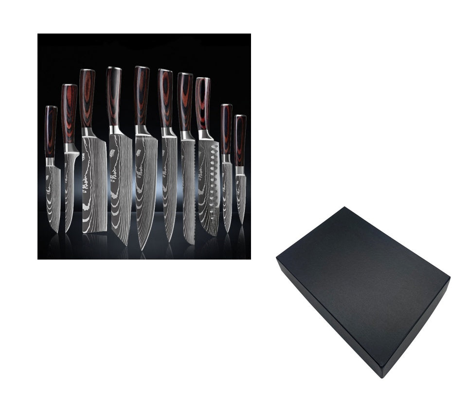 Juego de 6 piezas Juego de 8 piezas Juego de 10 piezas Cuchillo Cuchillo de chef Cuchillo de chef Cuchillo de cocina Cocinar