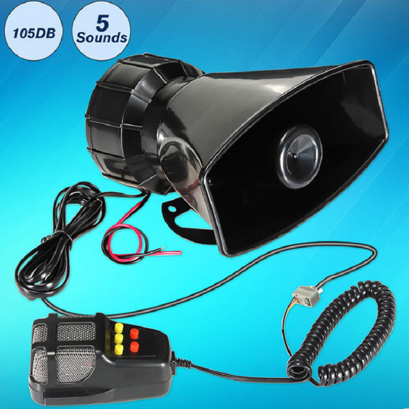 Alarma de advertencia de coche fuerte de 5 sonidos