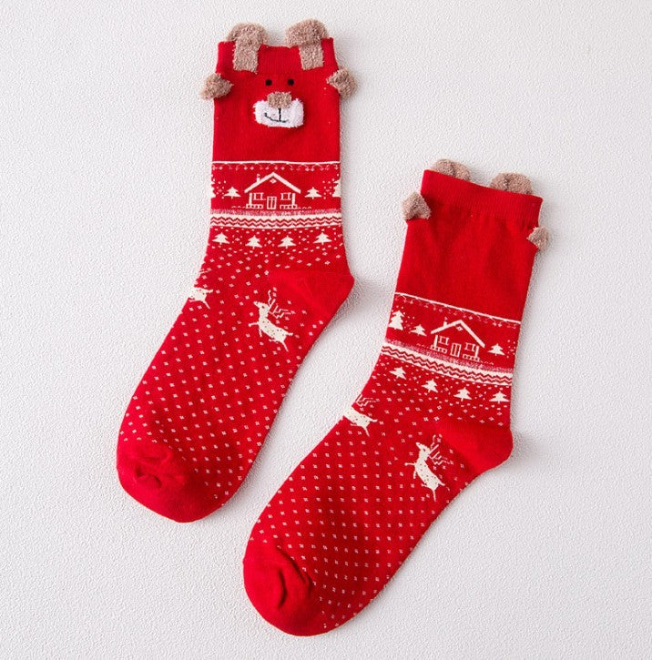 Chaussettes de Noël mignonnes du Père Noël