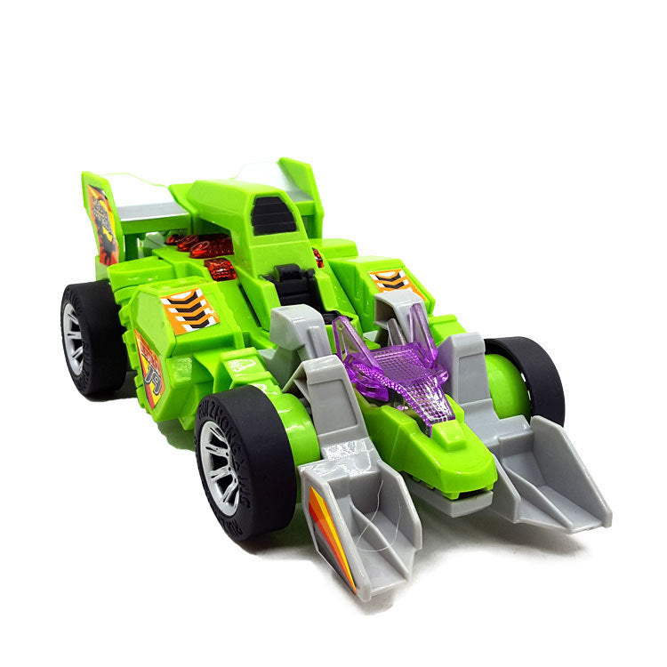 Voiture électrique de transformation de dinosaure