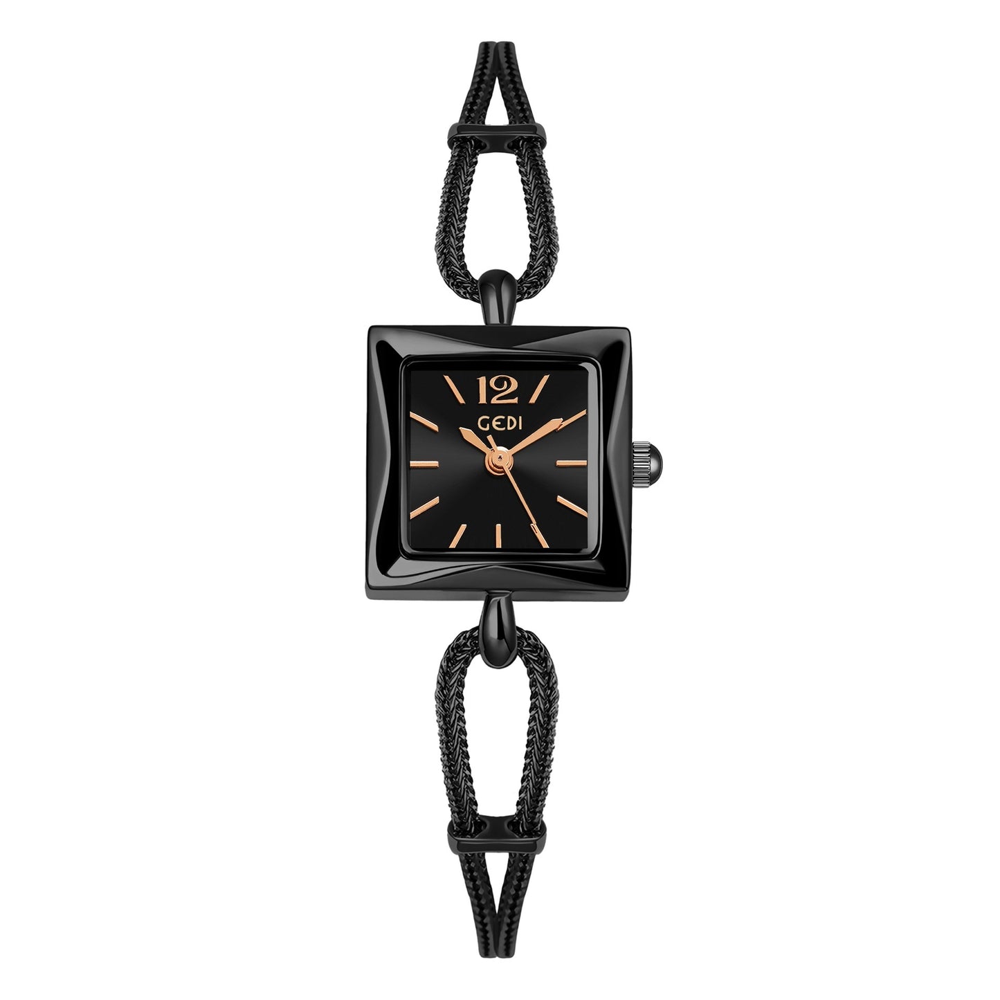 Montre-Bracelet en alliage, petite plaque carrée Simple de haute qualité, Style Antique