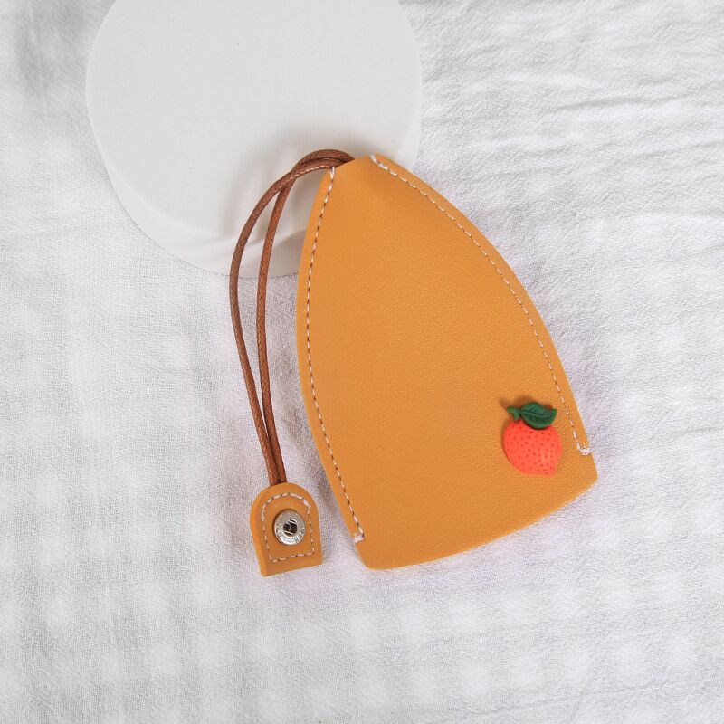 Cartoon Pull-out Key Case Creative PU Leather Car Key Protector Universal