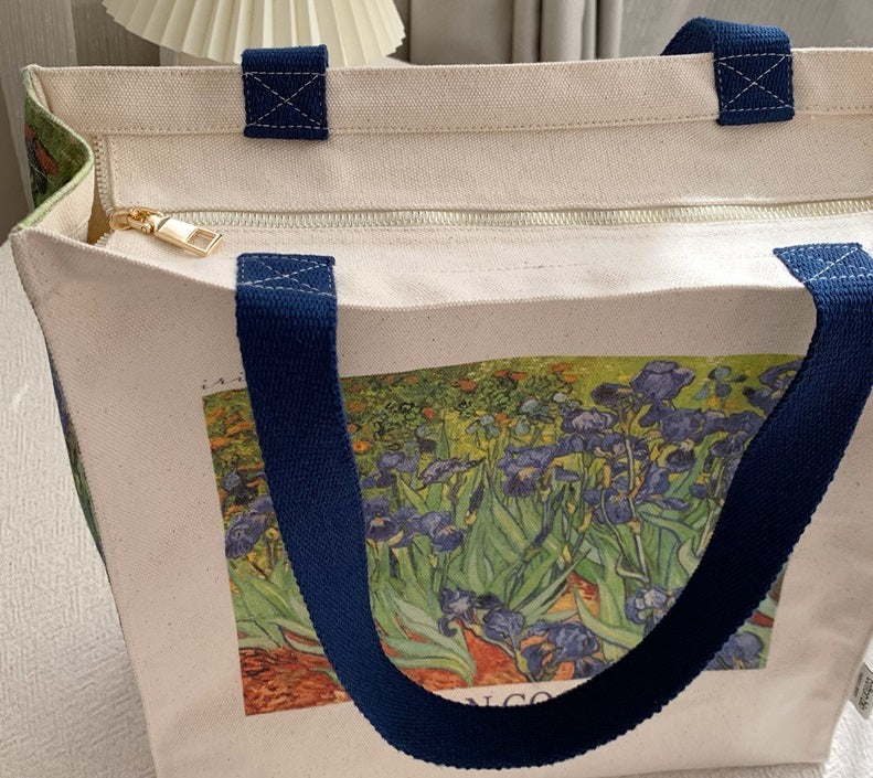 Portable Oil Painting Museum Canvas Bag For Commuting To Work