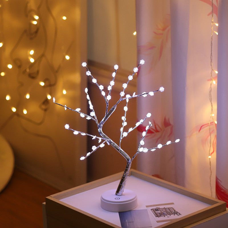 Tree Light Touch Pearl Starry Night Light