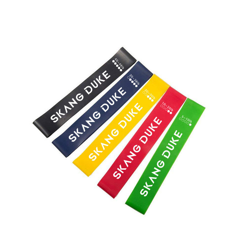 Bandas elásticas de entrenamiento de yoga con bandas de goma de resistencia de 5 niveles