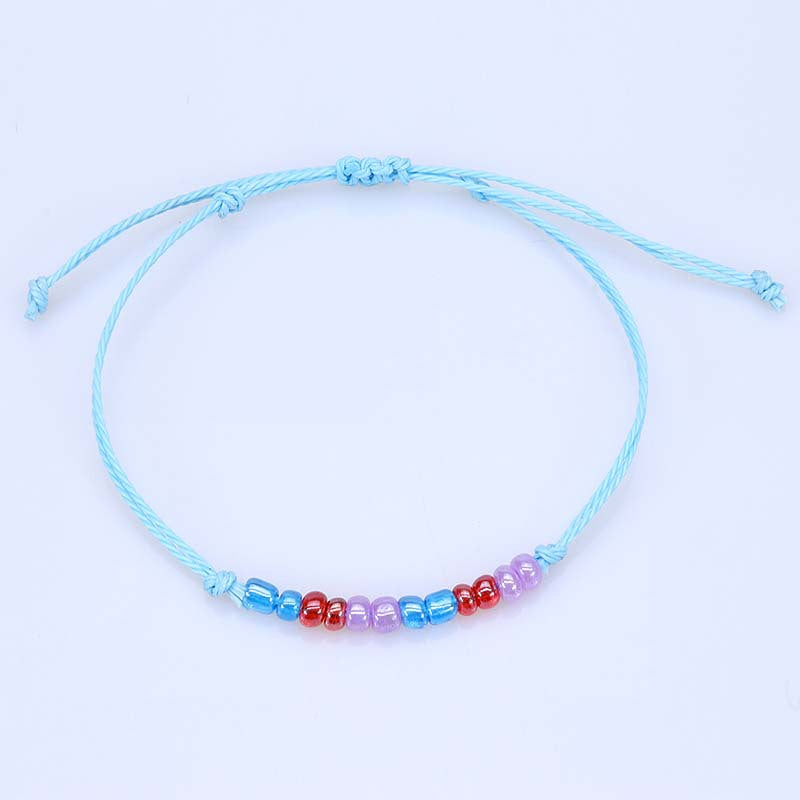 Versatile Large Bead Woven Bracelet