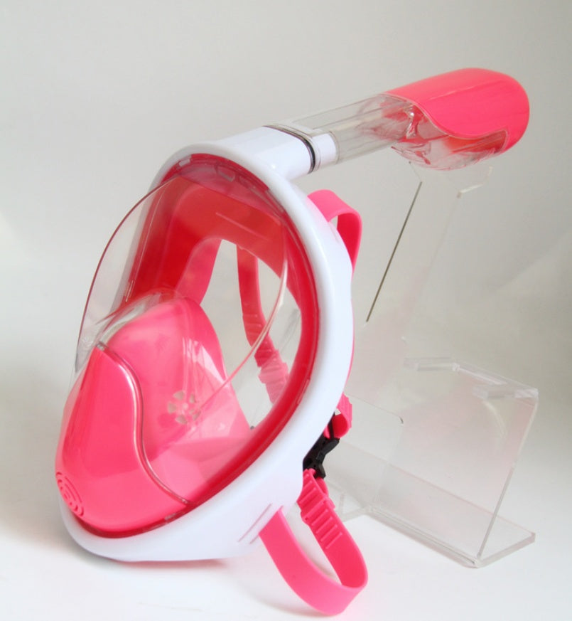 Masque de plongée en apnée intégral en Silicone Gopro, équipement de lunettes antibuée, tuba à sec complet, natation